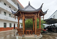 防腐木六角亭子價格，木質涼亭多少錢一個