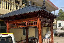 木質涼亭開裂了怎么修復,木涼亭裂縫了怎么辦